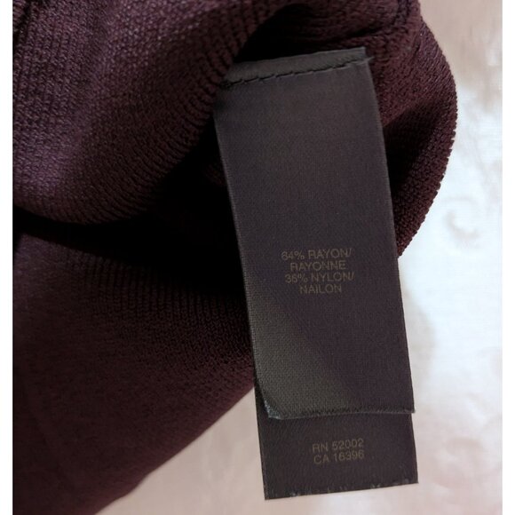 Plum Princess Seam Scoop Neck Sweater 1X Silky Fine Knit Long Sleeve Comfy Cozy - Picture 4 of 4